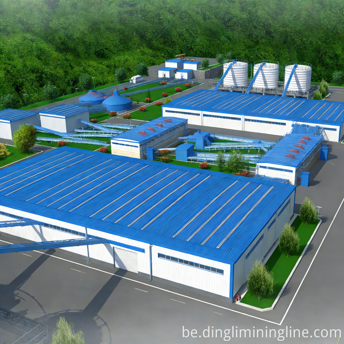 Dam Foundation Stone Processing Line